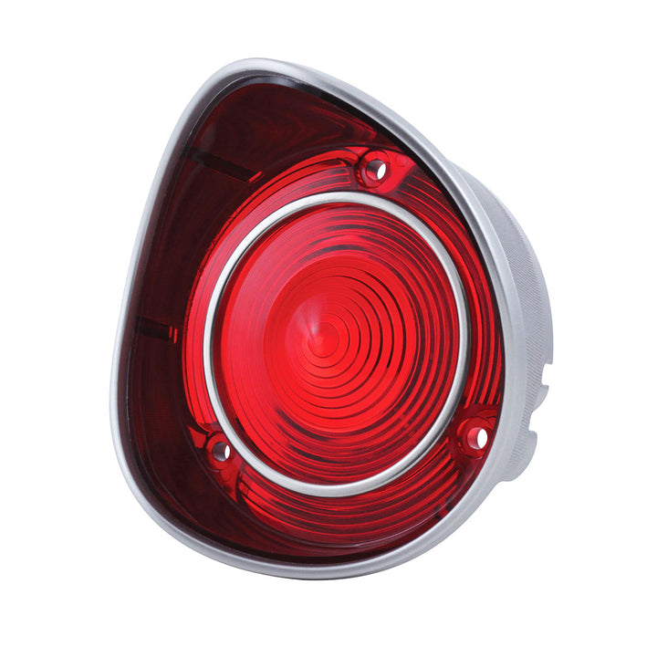 Tail Light Lens With Stainless Steel Trim For 1971 Chevy Malibu/Chevelle "SS" - R/H - View 2