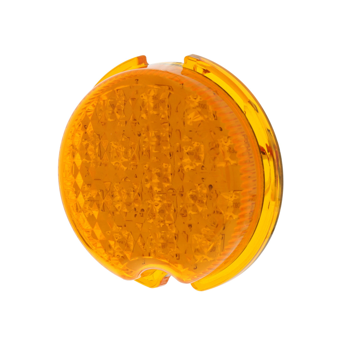 LED Parking Light For 1939 Chevy Passenger Car, Amber Lens - View 3