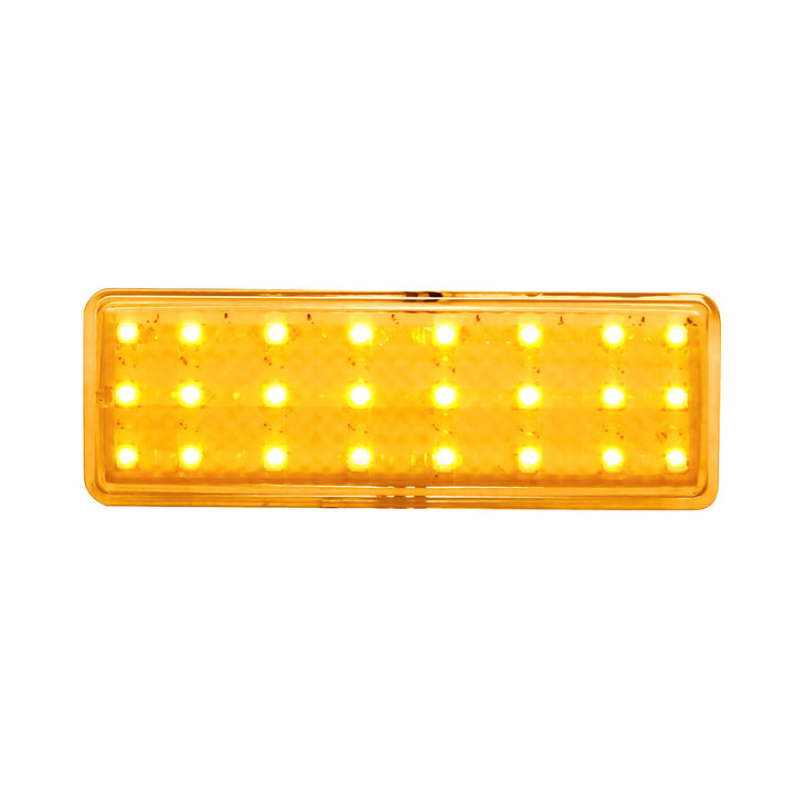 24 Amber LED Turn Signal &amp; Parking Light For 1947-53 Chevy Truck, Amber Lens - View 1