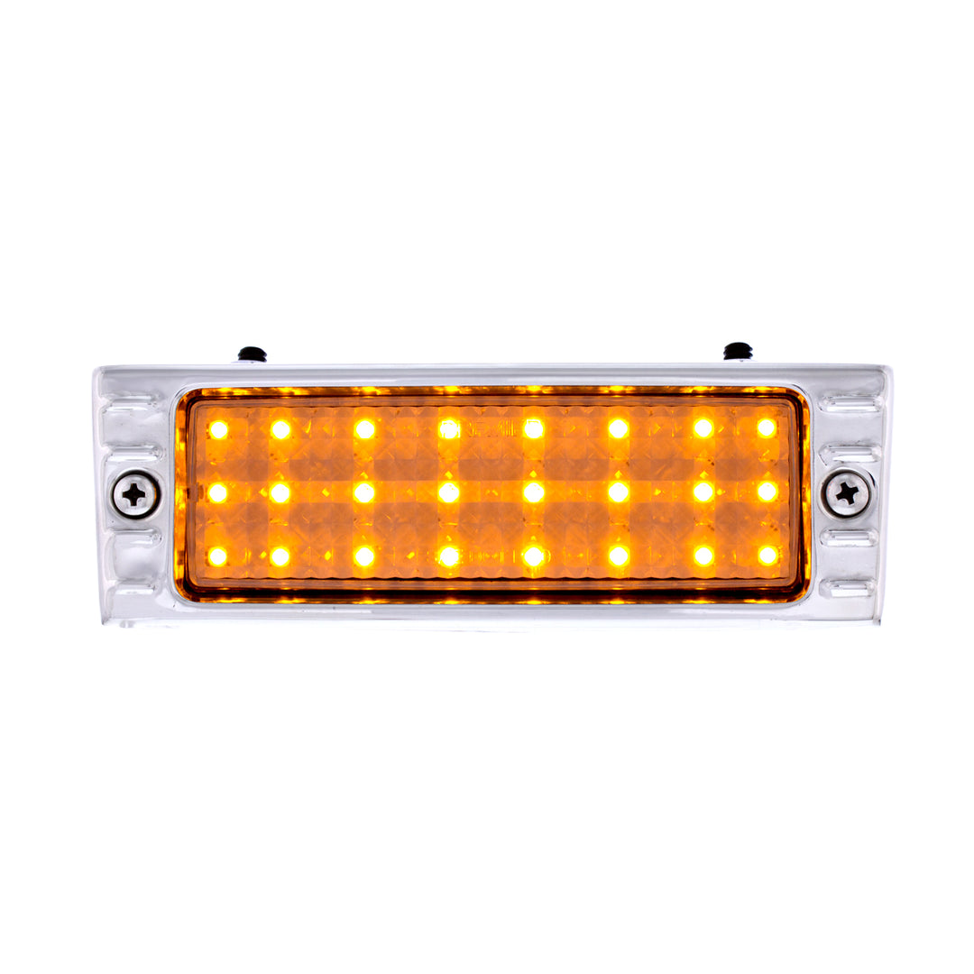 24 LED Parking Light Assembly With SS Bezel For 1947-53 Chevy Truck, Clear Lens - View 1