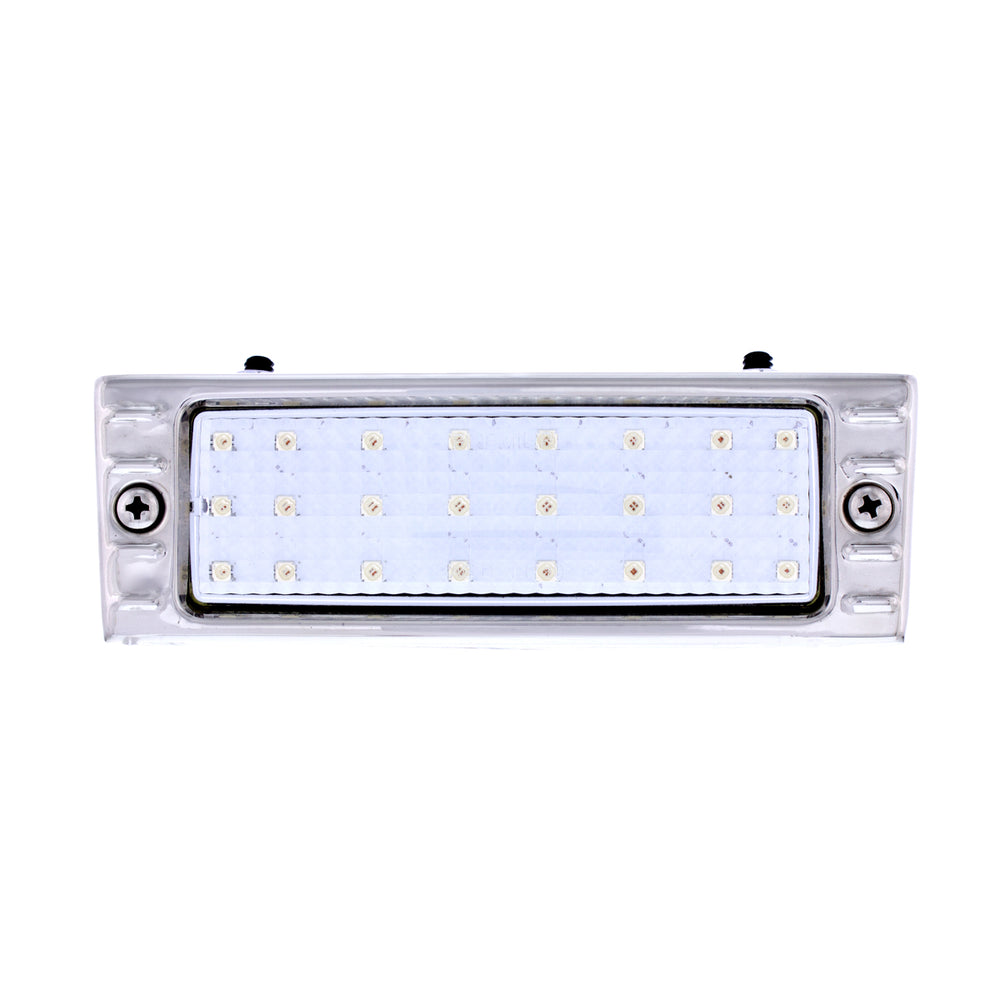 24 LED Parking Light Assembly With SS Bezel For 1947-53 Chevy Truck, Clear Lens - View 2