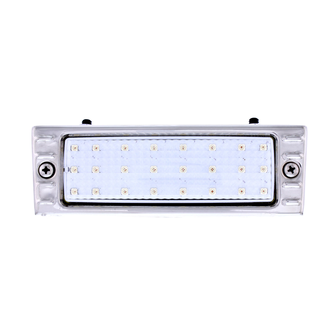 24 LED Parking Light Assembly With SS Bezel For 1947-53 Chevy Truck, Clear Lens - View 2