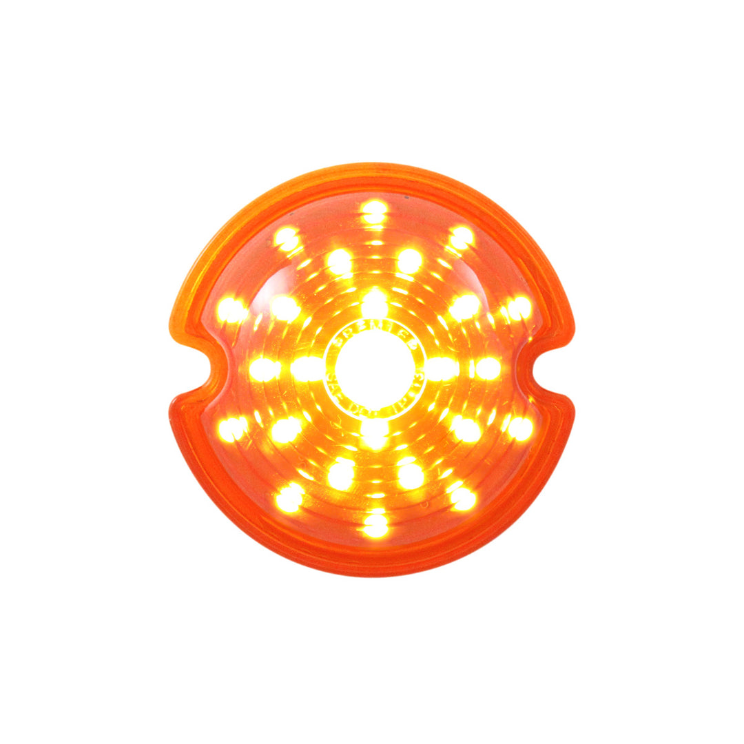 25 LED 12V Front Parking Light For 1953-62 Chevy Corvette, Amber - View 1