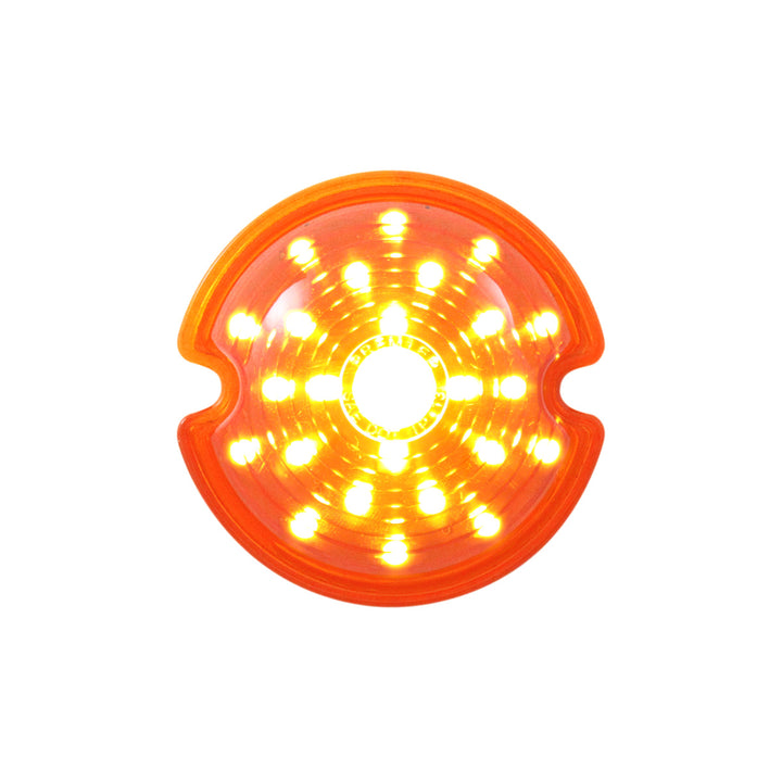 25 LED 12V Front Parking Light For 1953-62 Chevy Corvette, Amber - View 1