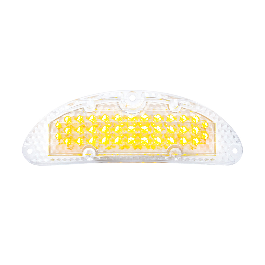 37 Amber LED Parking Light For 1955 Chevy Passenger Car, Clear Lens - View 2