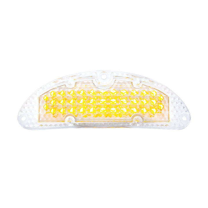 37 Amber LED Parking Light For 1955 Chevy Passenger Car, Clear Lens - View 2