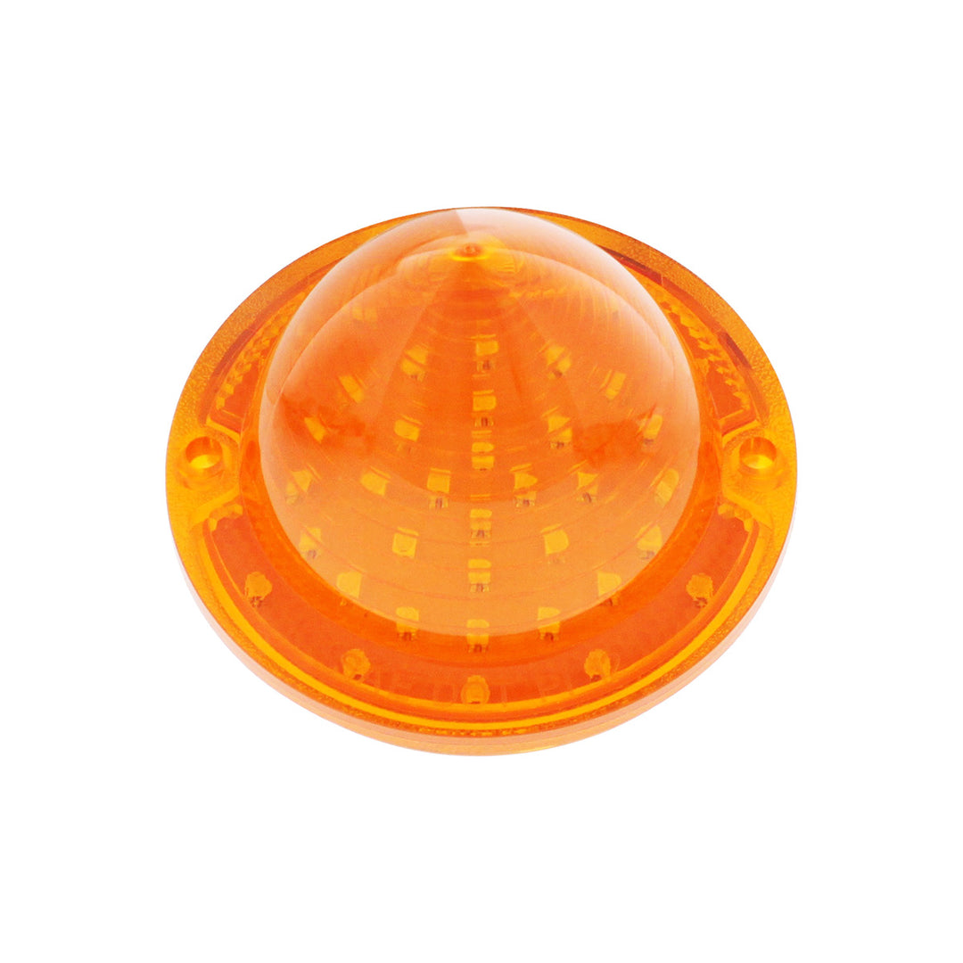 39 Amber LED Parking Light For 1958 Chevy Impala, Amber Lens - View 3
