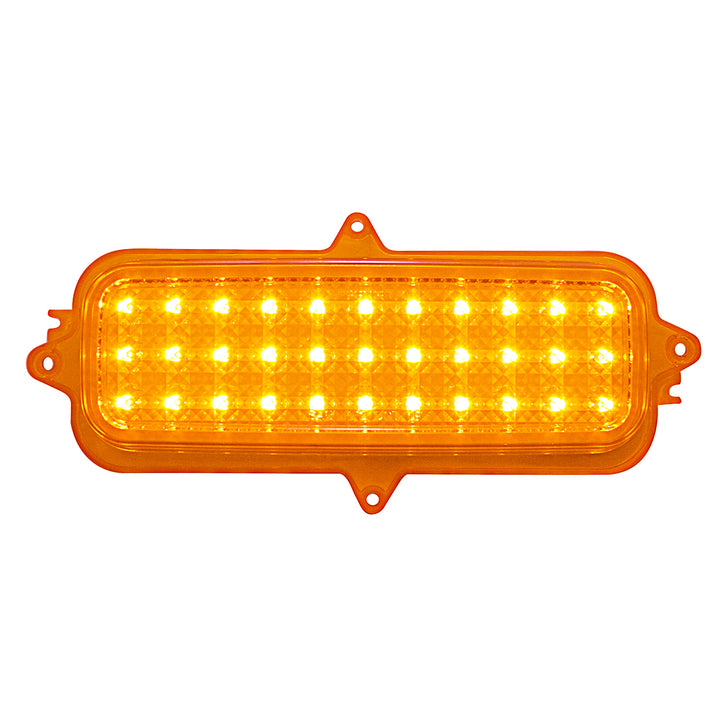 33 Amber LED Turn Signal And Park Light For 1960-66 Chevy Truck, Amber Lens - View 1