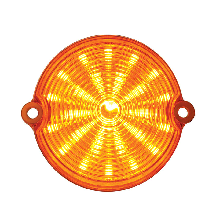 25 Amber LED 12V Front Parking Light For 1963-1967 Chevrolet Corvette-Amber Lens - View 1