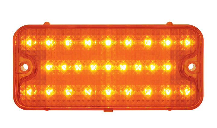 27 Amber LED Parking Light For 1967-68 Chevy Truck, Amber Lens - View 1