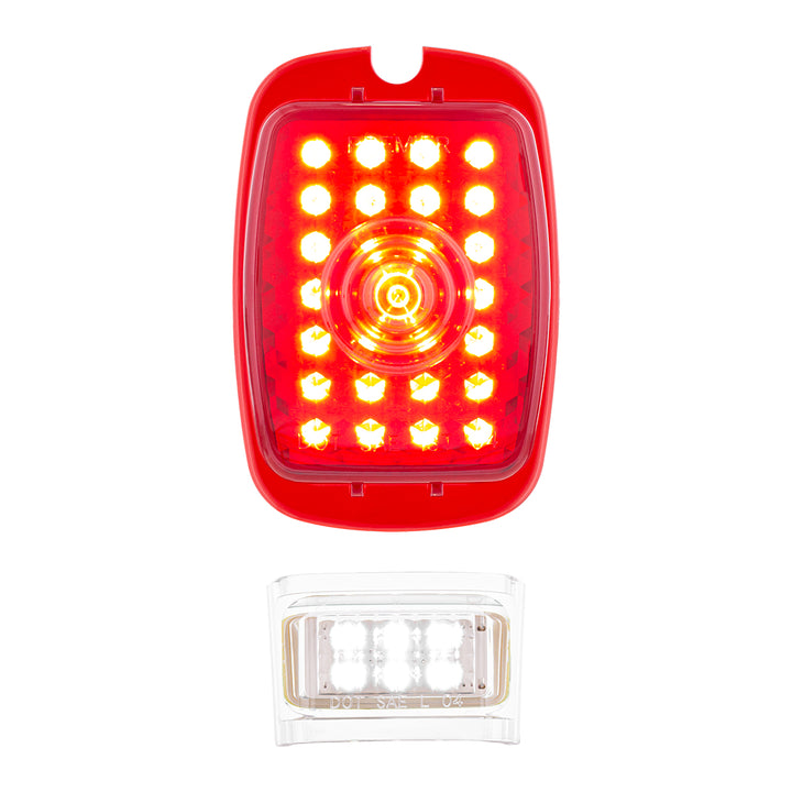 27 LED Tail Light With 6 LED LP Light For Chevy Passenger Car (1937-1938) &amp; Truck (1940-1953)- L/H - View 1