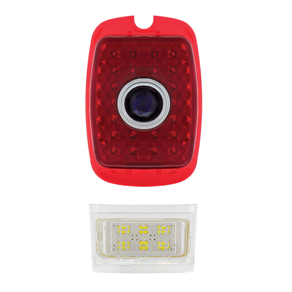 23 LED Tail Light With 6 LED LP Light & Blue Dot For Chevy Car (1937-1938)& Truck (1940-1953)- L/H - View 2