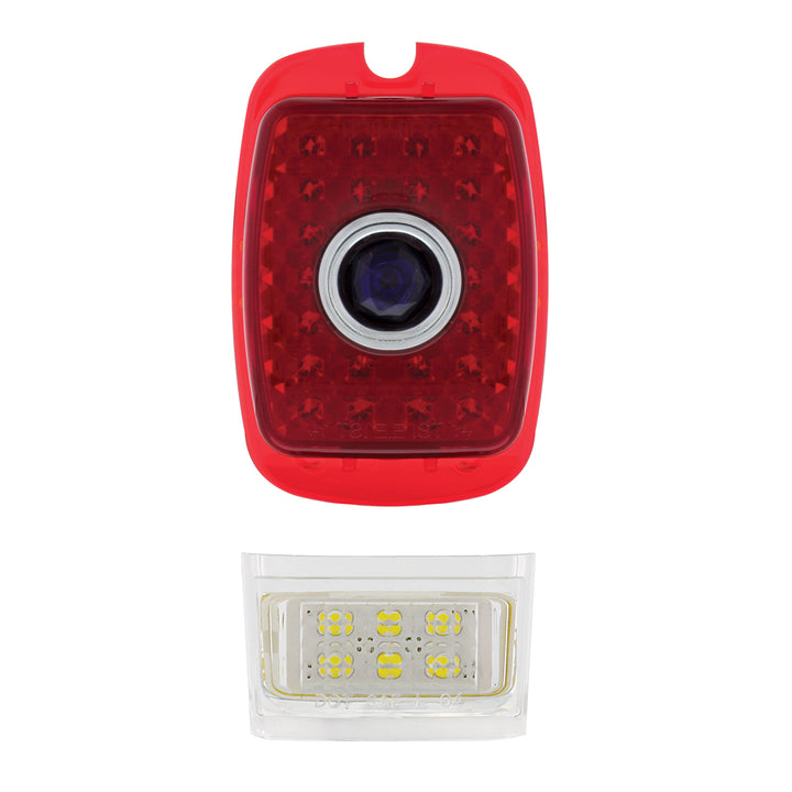 23 LED Tail Light With 6 LED LP Light &amp; Blue Dot For Chevy Car (1937-1938)&amp; Truck (1940-1953)- L/H - View 2