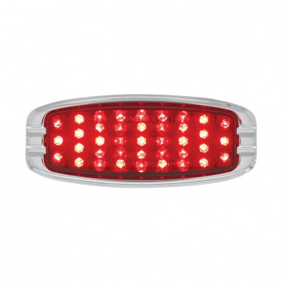39 LED 1941-1948 Chevrolet Car Style Tail Light With Flush Mount Bezel, Red Lens - View 1