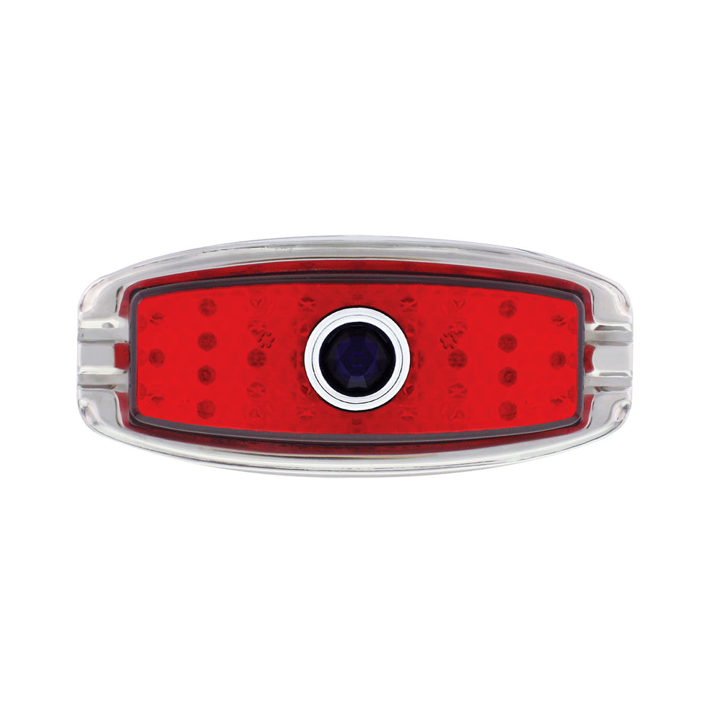 39 LED 1941-1948 Chevrolet Car Style Tail Light With Flush Mount Bezel, Red Lens With Blue Dot - View 2