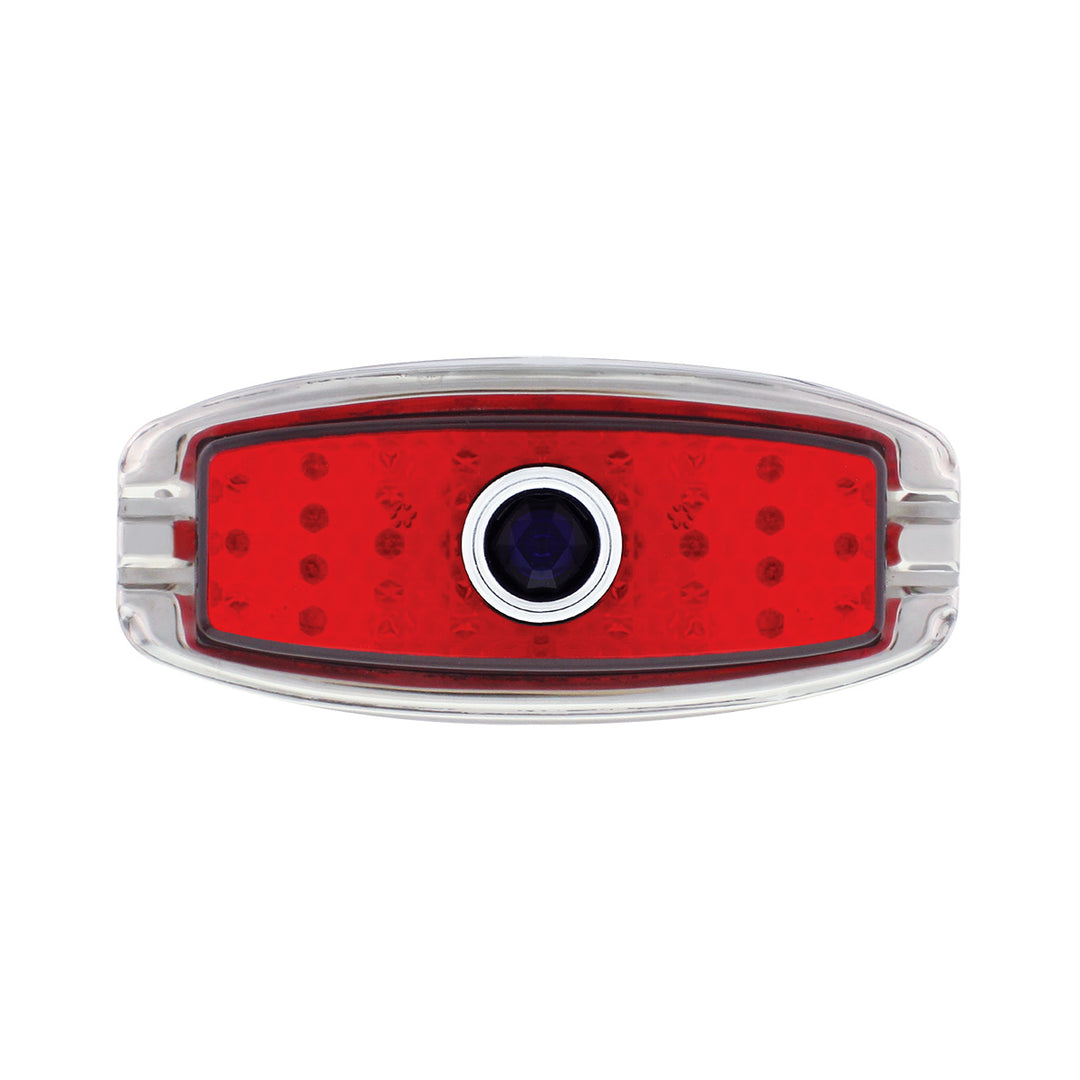 39 LED 1941-1948 Chevrolet Car Style Tail Light With Flush Mount Bezel, Red Lens With Blue Dot - View 2