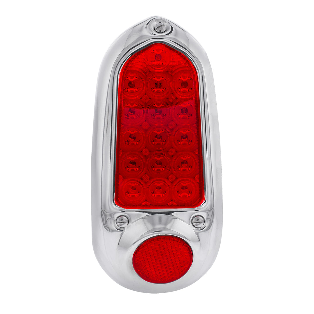 16 LED Tail Light With Stainless Steel Rim For 1949-50 Chevy Passenger Car - L/H - View 2