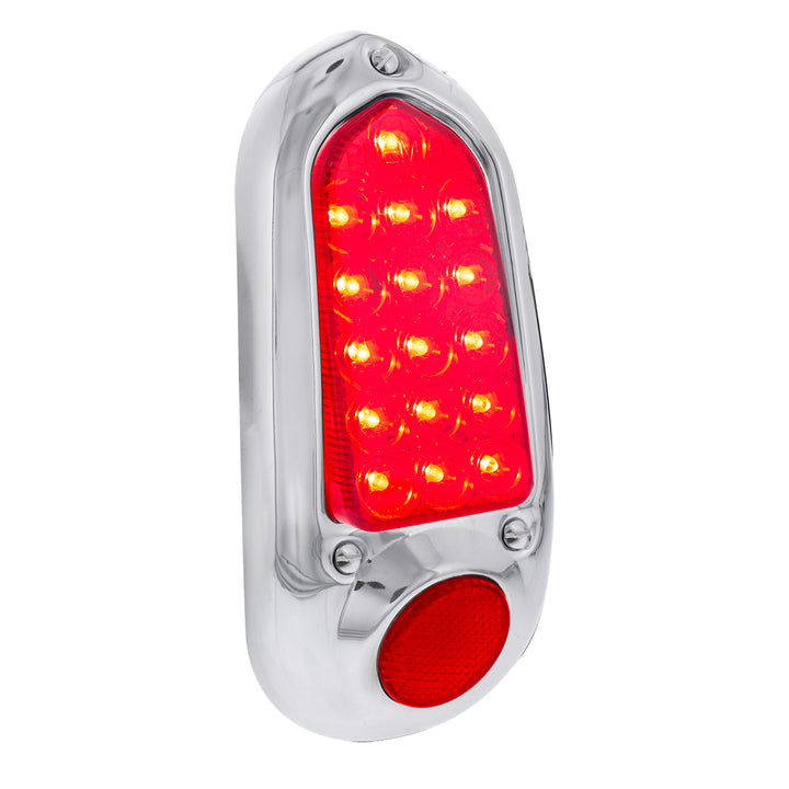 16 LED Tail Light With Stainless Steel Rim For 1949-50 Chevy Passenger Car - L/H - View 3