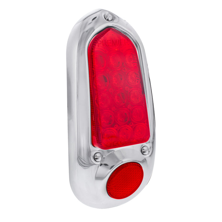 16 LED Tail Light With Stainless Steel Rim For 1949-50 Chevy Passenger Car - L/H - View 4