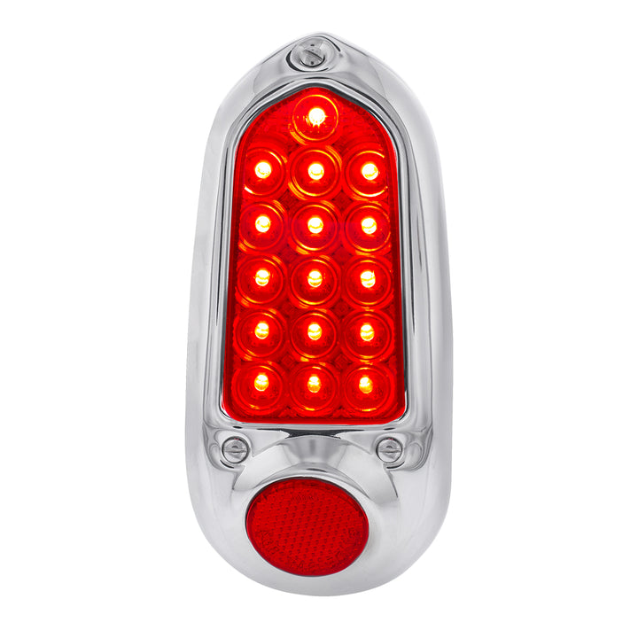 16 LED Tail Light With Stainless Steel Rim For 1949-50 Chevy Passenger Car - R/H - View 1
