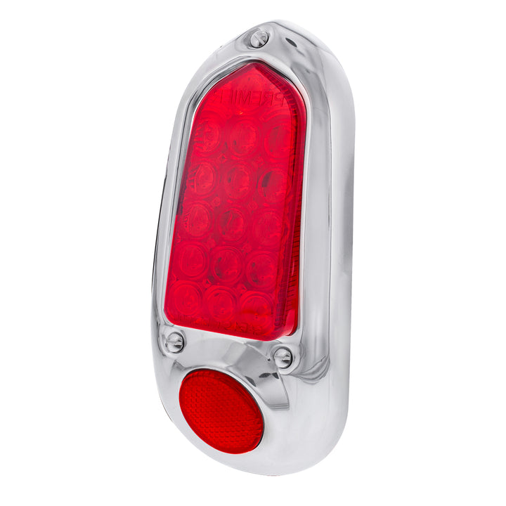 16 LED Tail Light With Stainless Steel Rim For 1949-50 Chevy Passenger Car - R/H - View 4