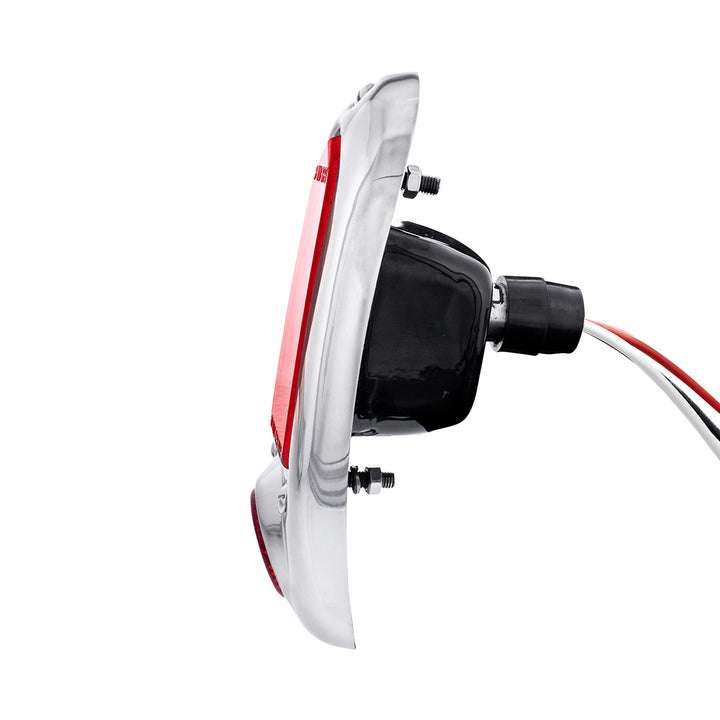 16 LED Tail Light With Stainless Steel Rim For 1949-50 Chevy Passenger Car - R/H - View 5
