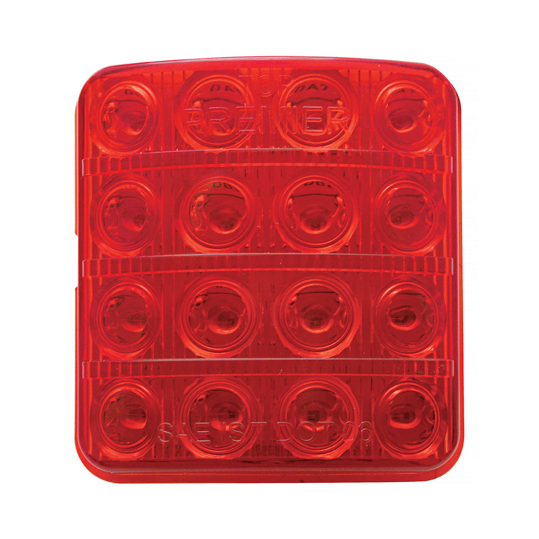 16 LED Tail Light For 1951-52 Chevy Passenger Car, Red Lens - View 3