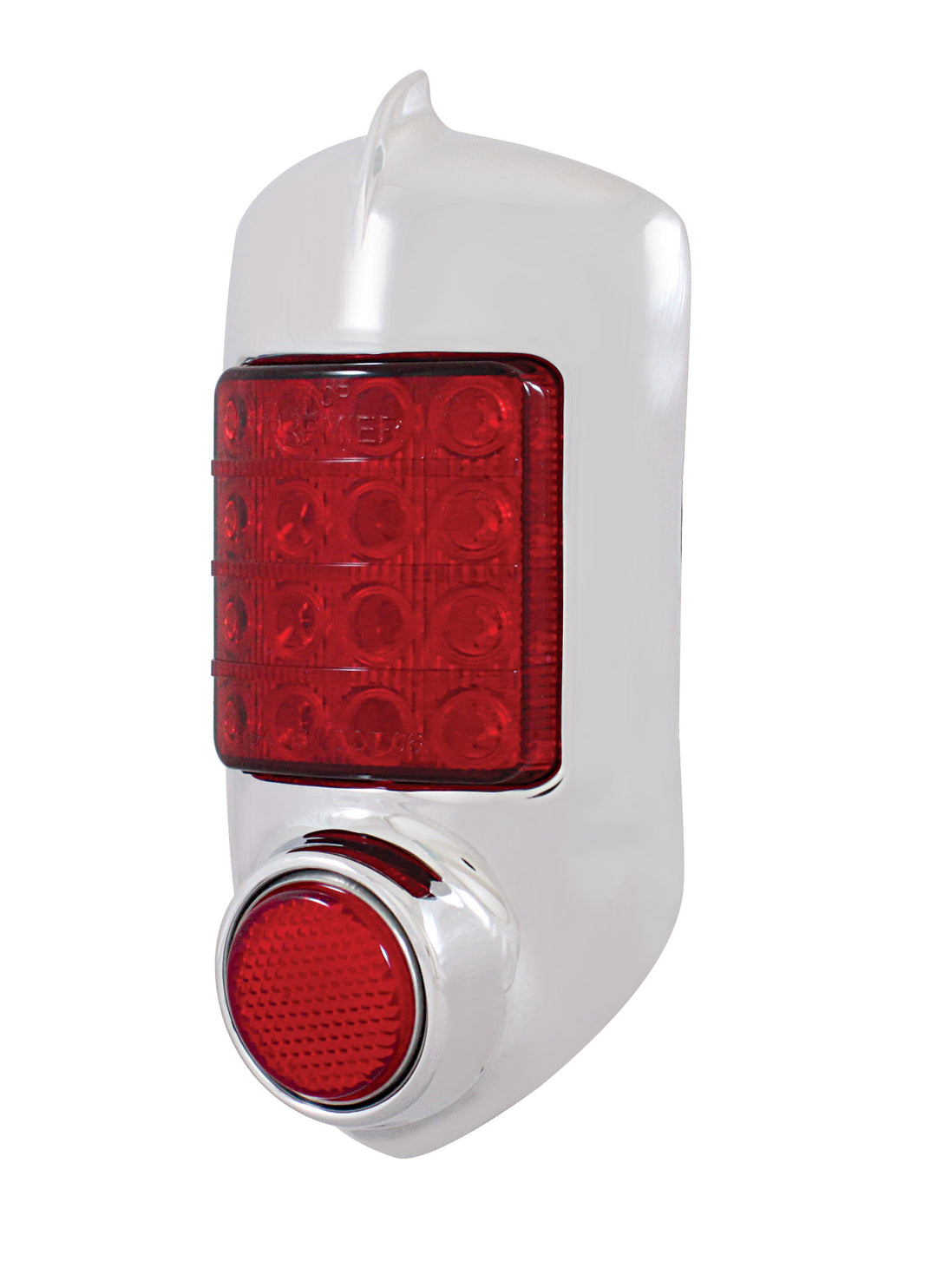 16 LED Tail Light Assembly With Chrome Housing For 1951-52 Chevy Passenger Car - View 2