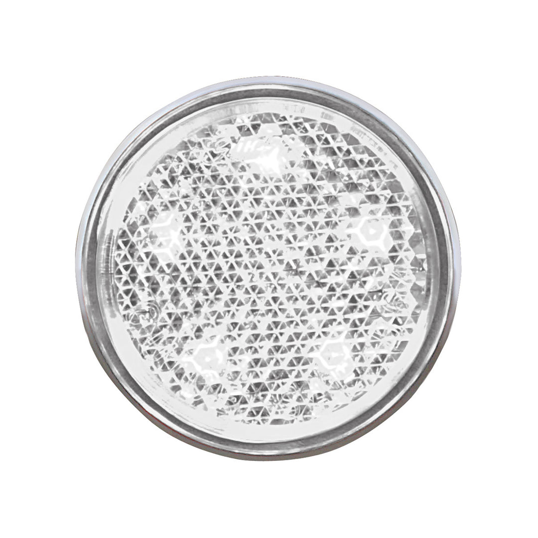 5 LED Tail Light Reflector For 1951-52 &amp; 1956 Chevy Passenger Car, White LED/Clear Lens - View 1