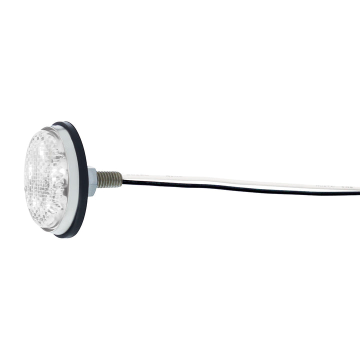 5 LED Tail Light Reflector For 1951-52 &amp; 1956 Chevy Passenger Car, White LED/Clear Lens - View 3