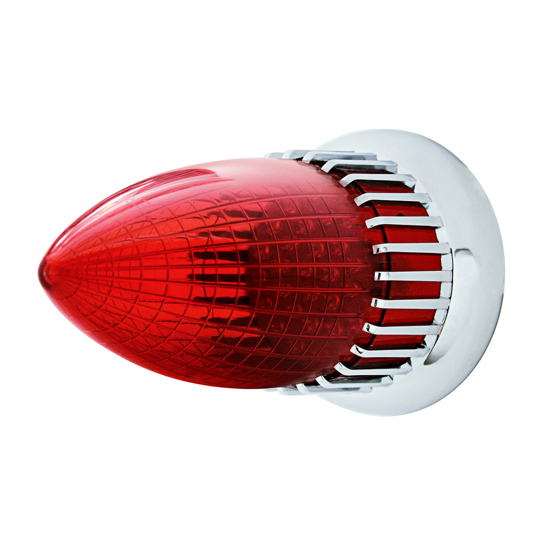40 LED 1959 Cadillac Style Tail Light With Flush Mount Bezel, Red Lens - View 1
