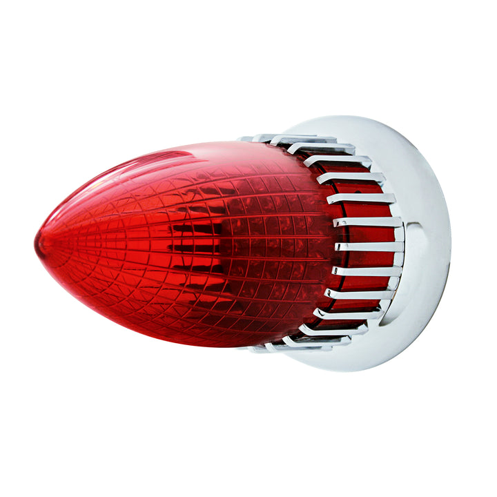 40 LED 1959 Cadillac Style Tail Light With Flush Mount Bezel, Red Lens - View 1