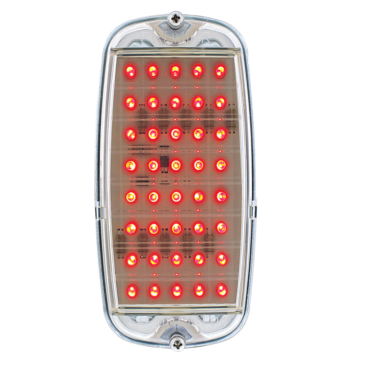40 LED Tail Light Assembly For 1960-66 Chevy &amp; GMC Fleetside Truck, Clear Lens - View 1