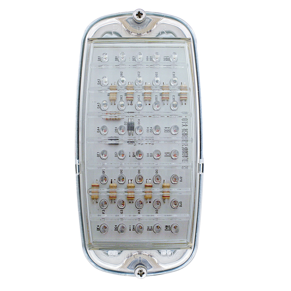 40 LED Tail Light Assembly For 1960-66 Chevy & GMC Fleetside Truck, Clear Lens - View 2