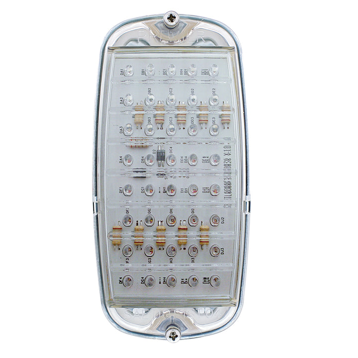 40 LED Tail Light Assembly For 1960-66 Chevy &amp; GMC Fleetside Truck, Clear Lens - View 2