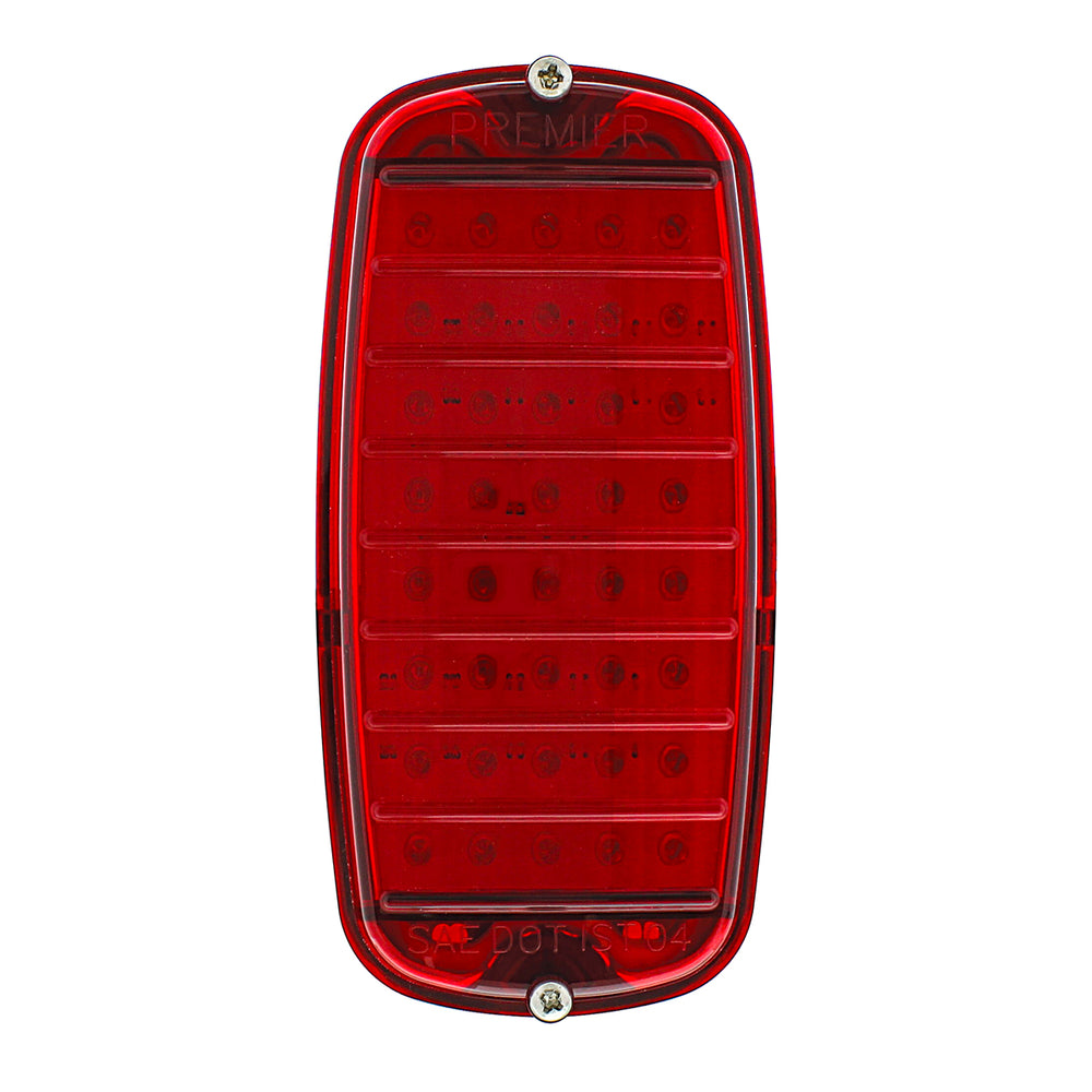 40 LED Tail Light Assembly For 1960-66 Chevy & GMC Fleetside Truck, Red Lens - View 2