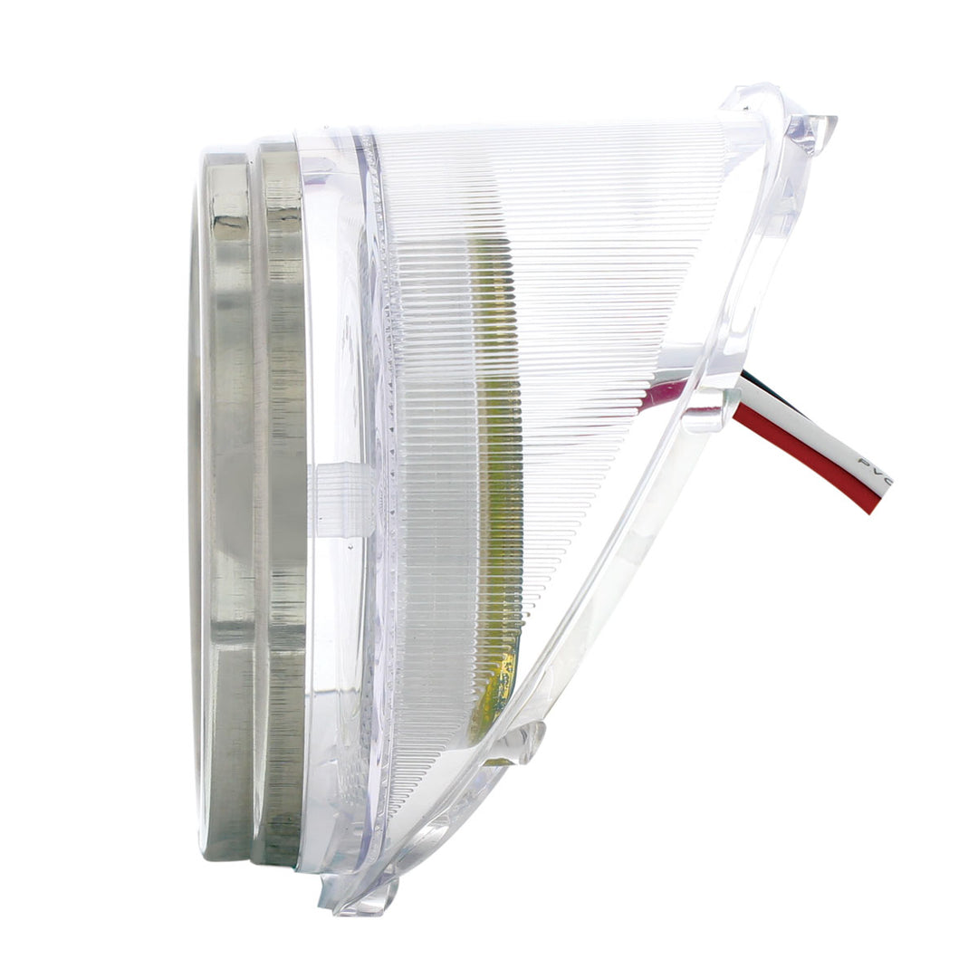 40 LED Tail Light With Stainless Steel Trim For 1965 Chevy Impala, Clear Lens - View 4