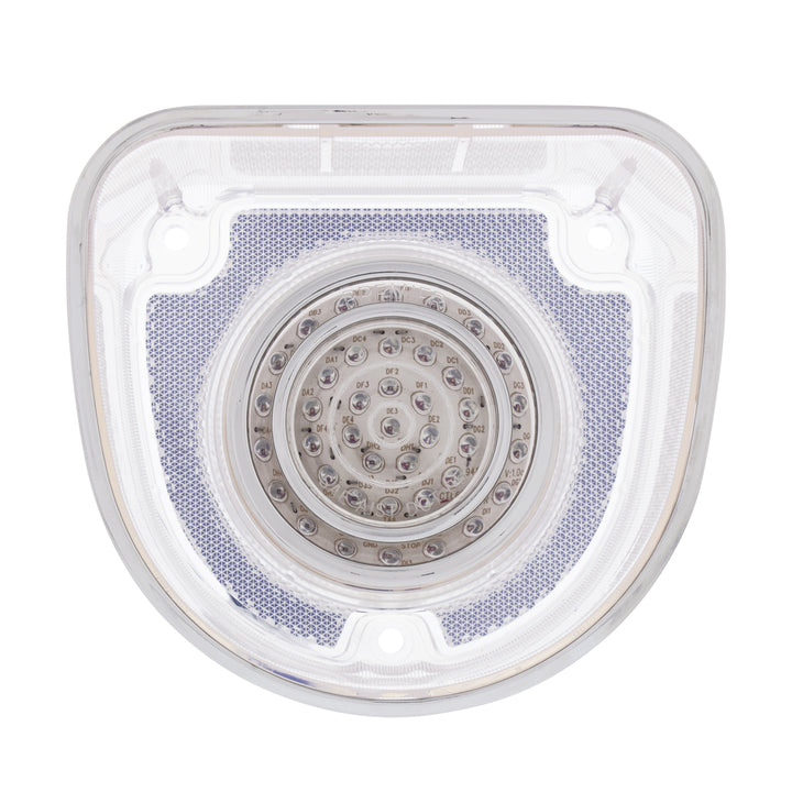 40 LED Tail Light With Stainless Steel Rings For 1968 Chevrolet Caprice/Impala-Clear Lens - View 2