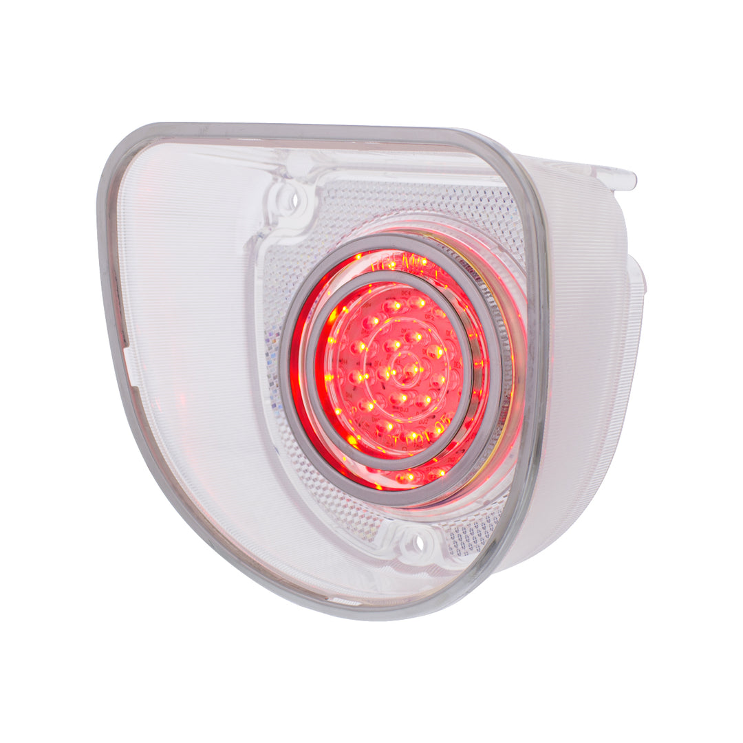 40 LED Tail Light With Stainless Steel Rings For 1968 Chevrolet Caprice/Impala-Clear Lens - View 3