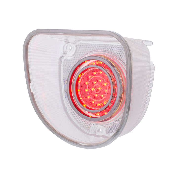40 LED Tail Light With Stainless Steel Rings For 1968 Chevrolet Caprice/Impala-Clear Lens - View 3