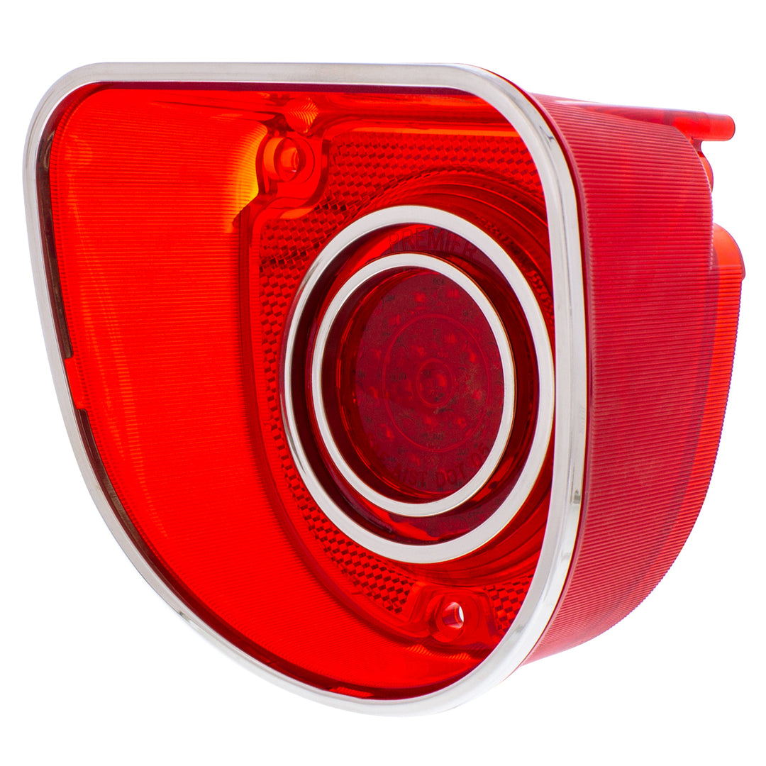 40 LED Tail Light With Stainless Steel Rings For 1968 Chevrolet Caprice/Impala-Red Lens - View 4