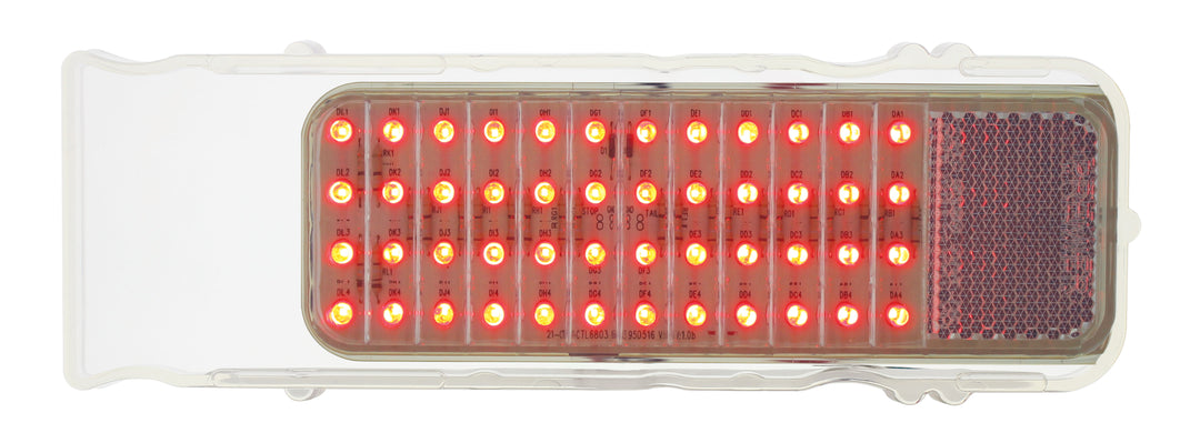 48 LED Tail Light For 1968 Chevy Camaro, Clear Lens - View 1