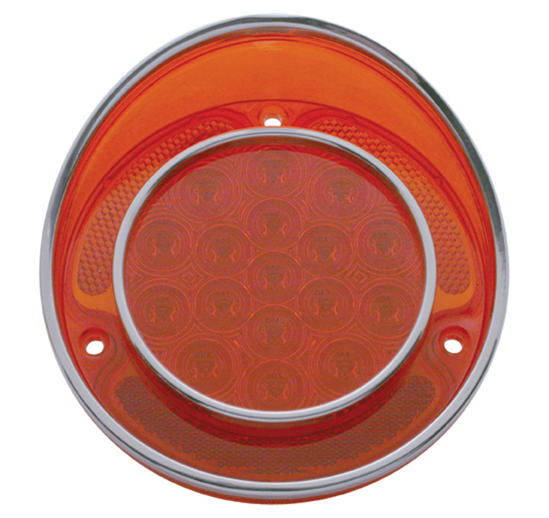 17 LED Tail Light With Stainless Steel Trim For 1968-1973 Chevrolet Corvette - View 1