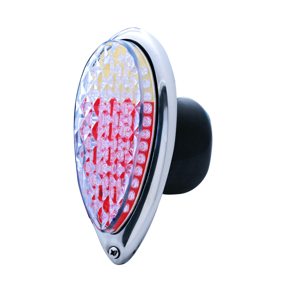 37 LED Tail Light With Stainless Steel Bezel For 1938-39 Ford Car - View 2