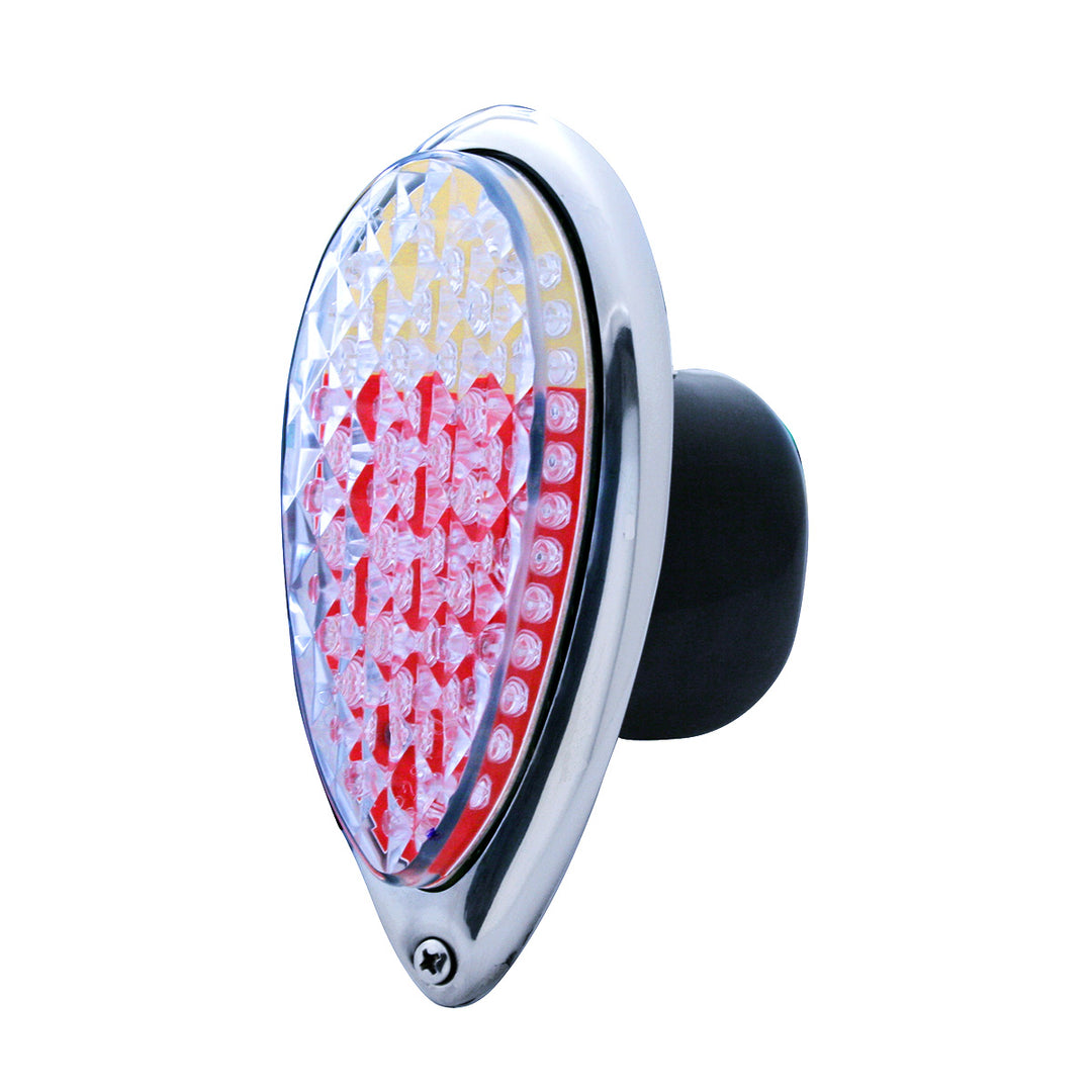 37 LED Tail Light With Stainless Steel Bezel For 1938-39 Ford Car - View 2