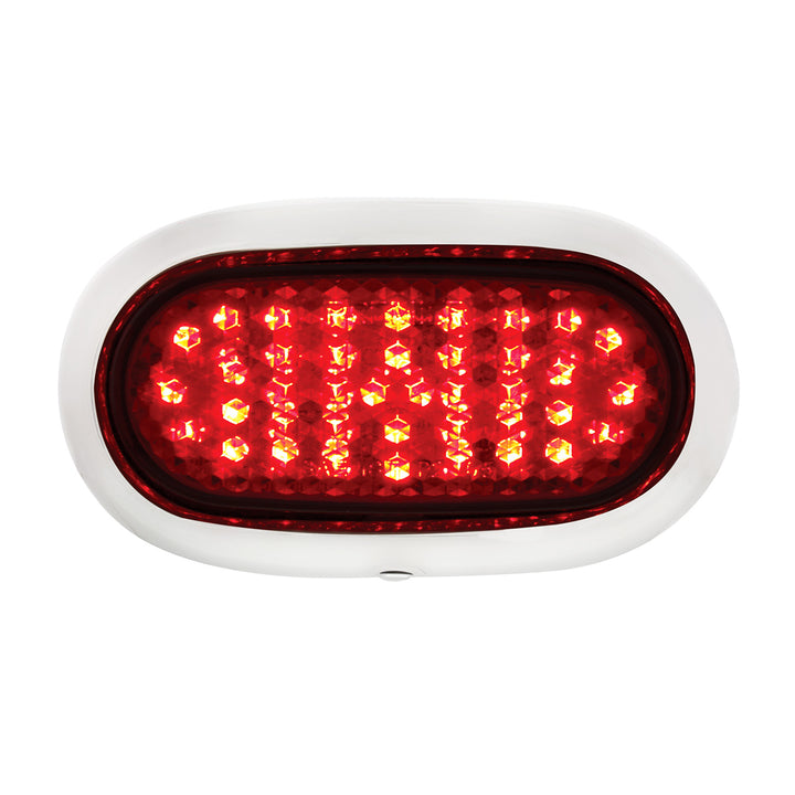 LED Tail Light With Stainless Steel Bezel For 1942-48 Ford Car - View 1