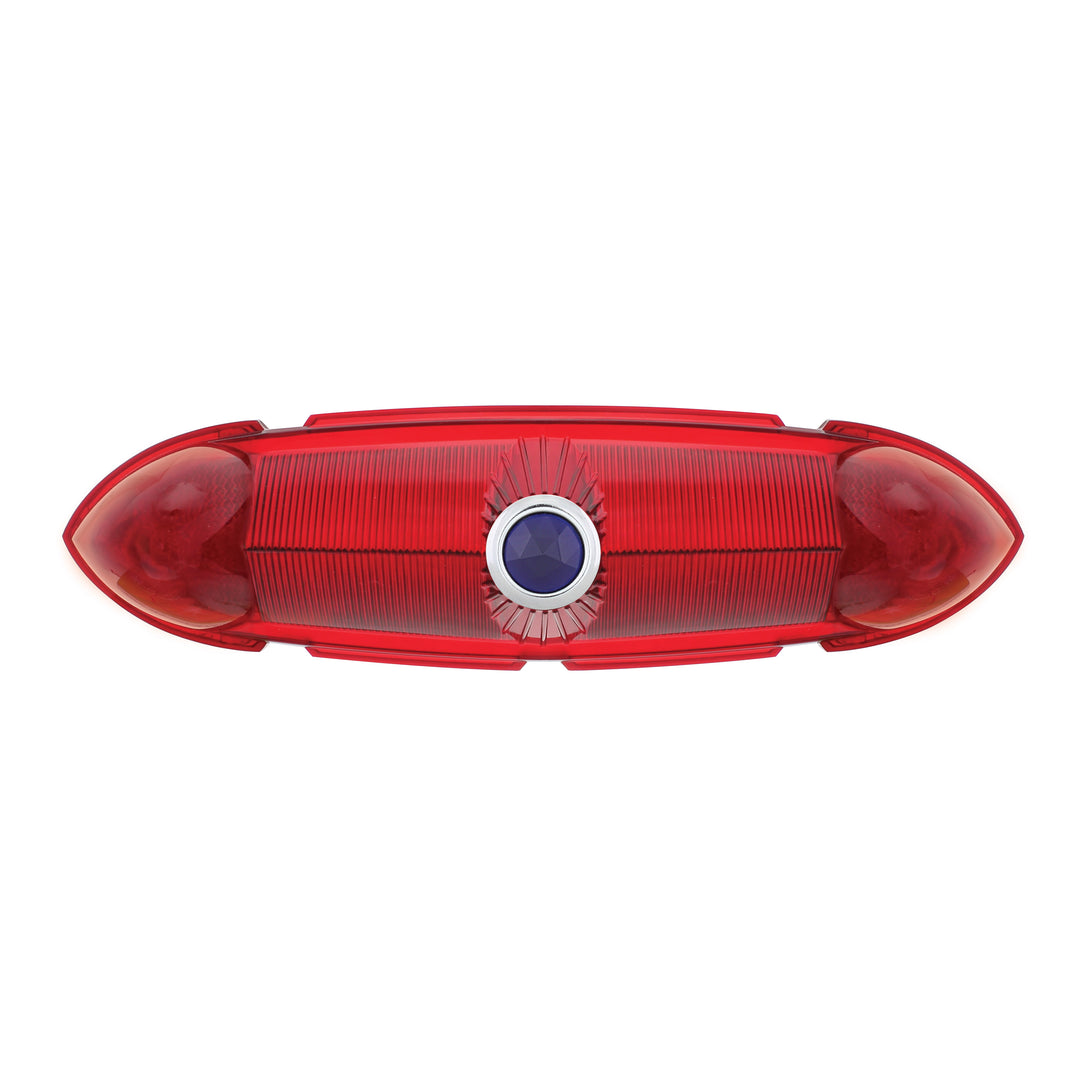 Tail Light Lens With Blue Dot For 1951 Ford Passenger Car - View 1