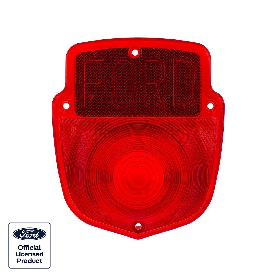 Tail Light Lens With "Ford" Script For 1953-56 Ford Truck - View 1