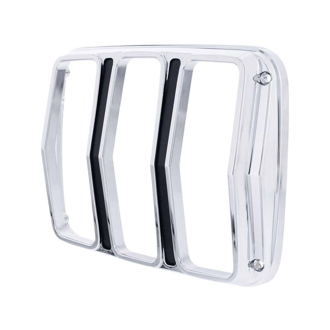 Chrome Tail Light Bezel With Black Painted Detail For 1964.5-66 Ford Mustang - View 2