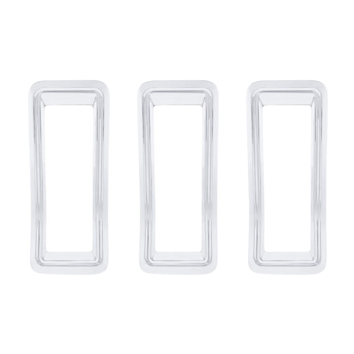 Tail Light Bezels Set For 1967 Ford Mustang (3/Set) - View 1